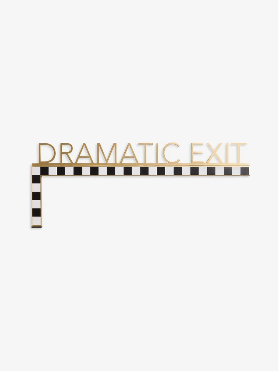 Dramatic Exit Metal Overdoor Wall Sign