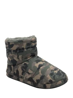 Dunlop Herenpantoffels met voering van imitatiebont