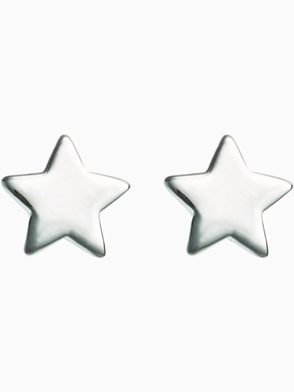 Echt zilver - Oorknopjes met sterren