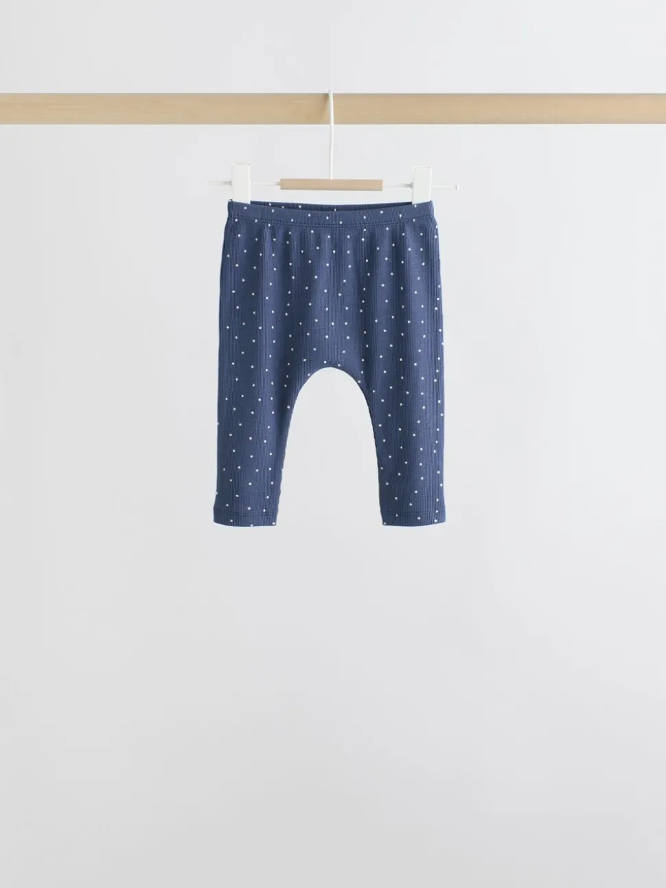 Ecru - 6 -delige set van top met lange mouwen en leggings (0mnd -3jr)