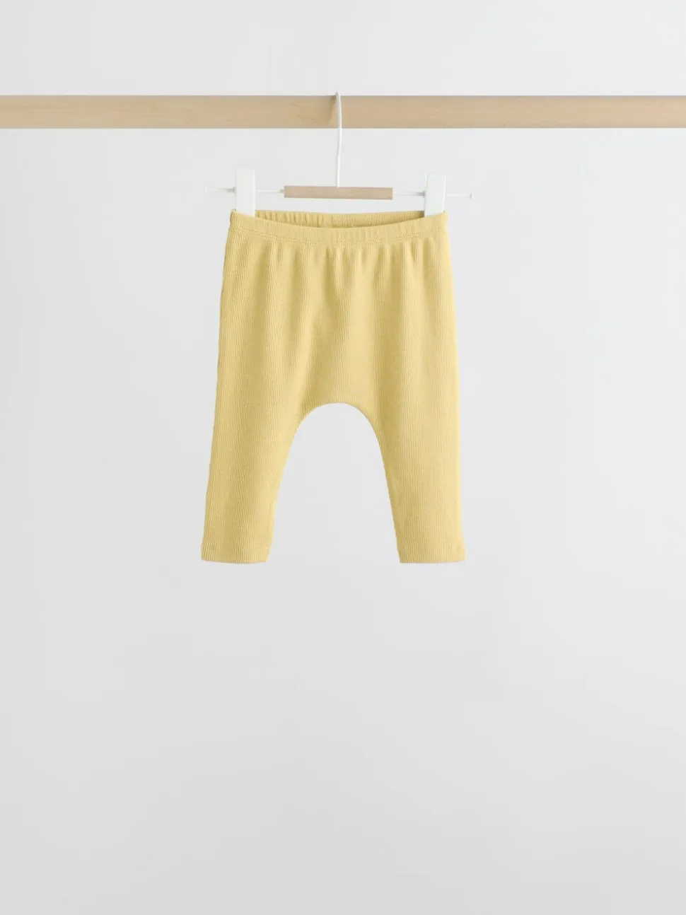 Ecru - 6 -delige set van top met lange mouwen en leggings (0mnd -3jr)