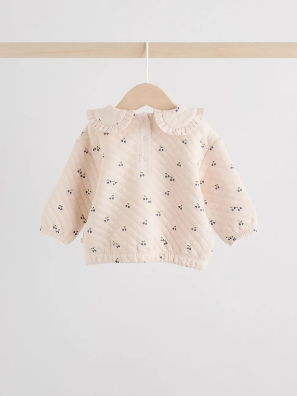 Ecru - Baby doorgestikte Sweatshirt en Broeken Set 2 Pieces (0mnd -2jr)