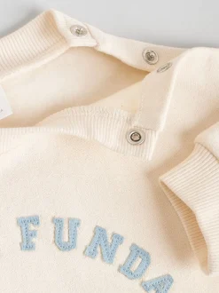Ecru - Baby Sweatshirt and Trousers Set 2 Piece (0mths-2yrs)