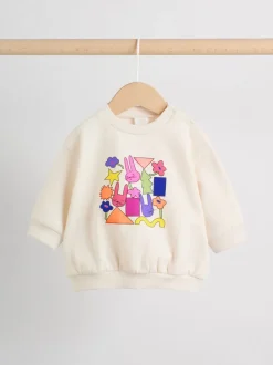 Ecru - Baby Sweatshirt and Leggings 2 Piece Set (0mths-2yrs)