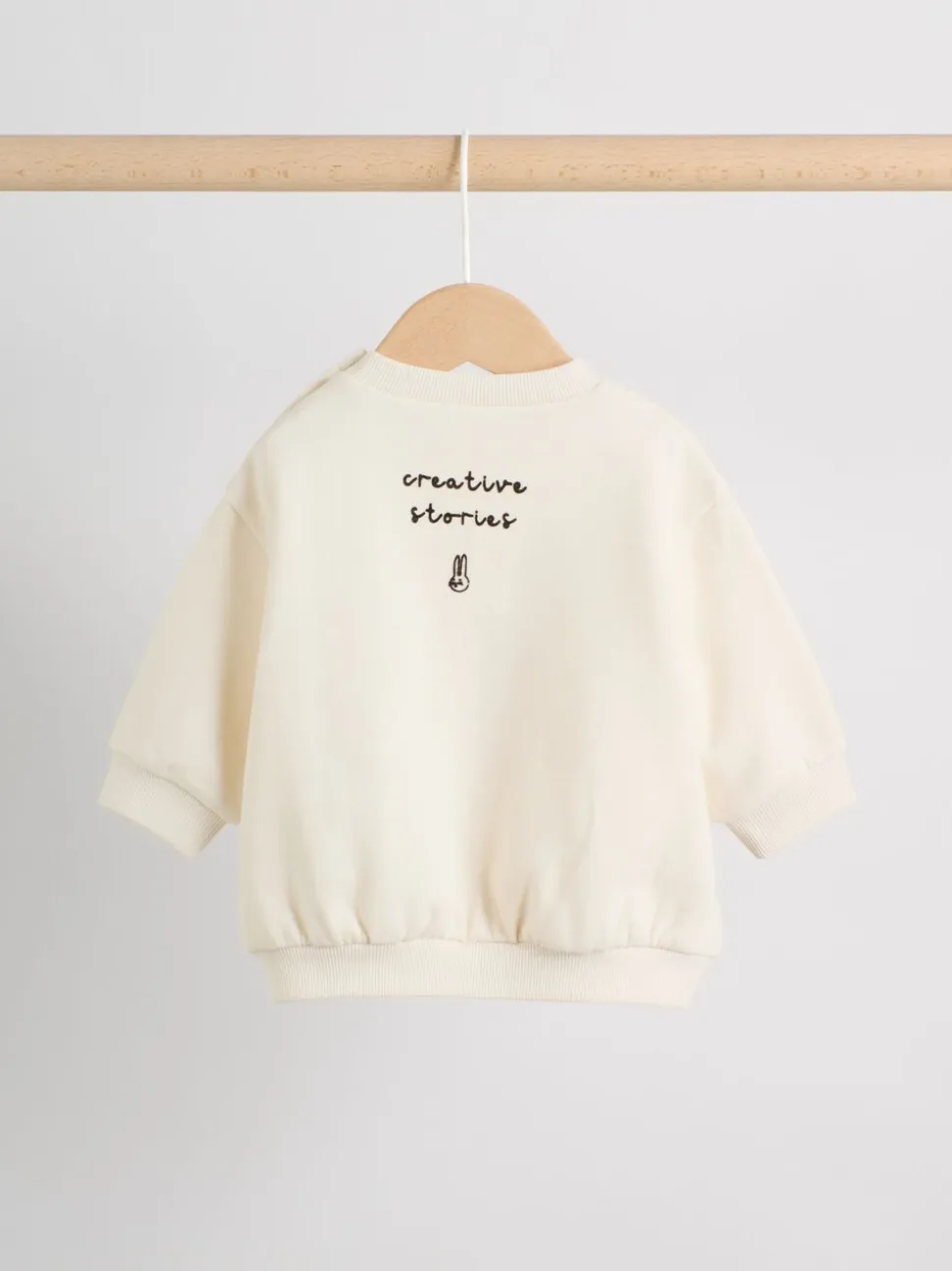 Ecru - Baby Sweatshirt and Leggings 2 Piece Set (0mths-2yrs)