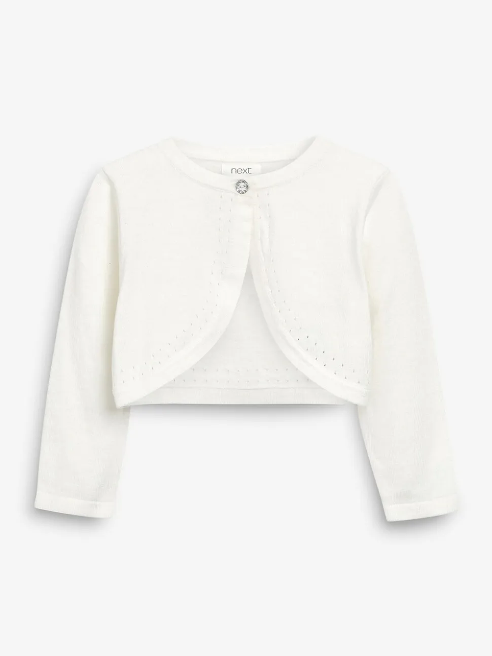 Ecru - Gelegenheidsvest met bolero (3 mnd- 16 jr)