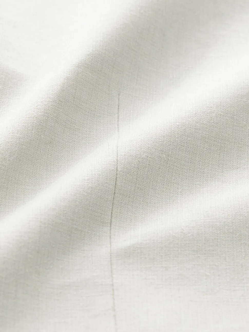 Ecru - Gilet van linnenmix met textuur