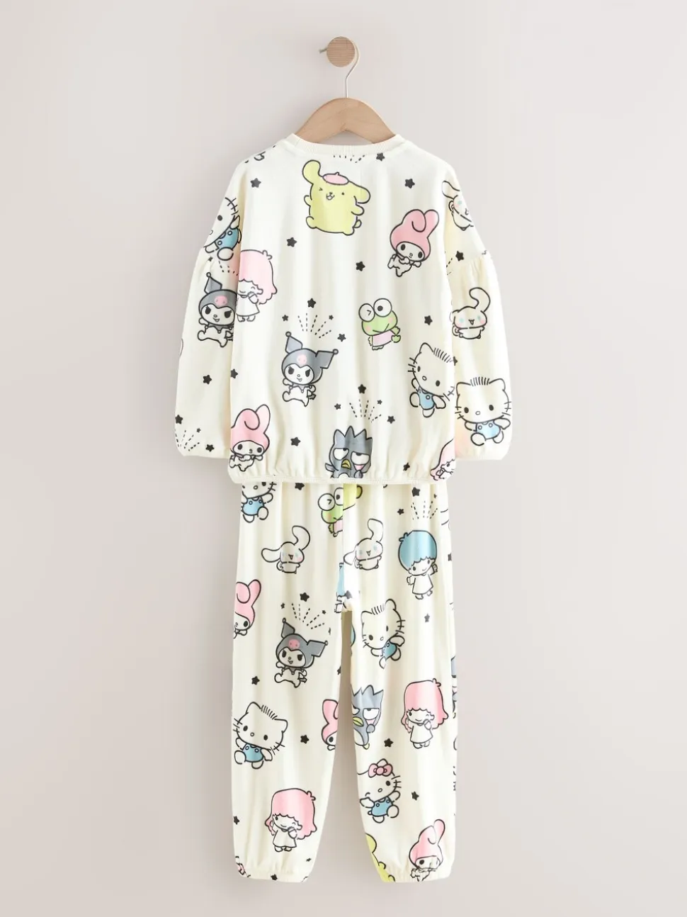 Ecru - Hello Kitty Cosy Fleece Pyjamas 1 Pack (3-16yrs)