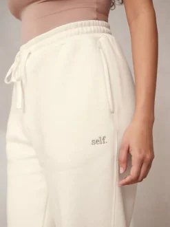 Ecru - Joggingbroek met banden