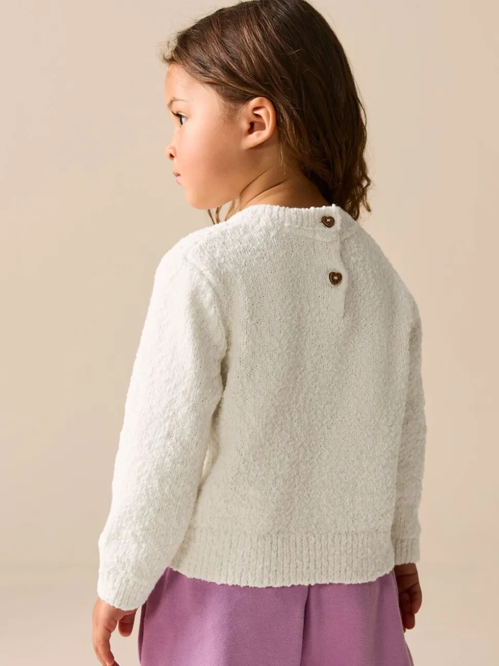 Ecru - Sausage Dog Jumper (3mths-7yrs)