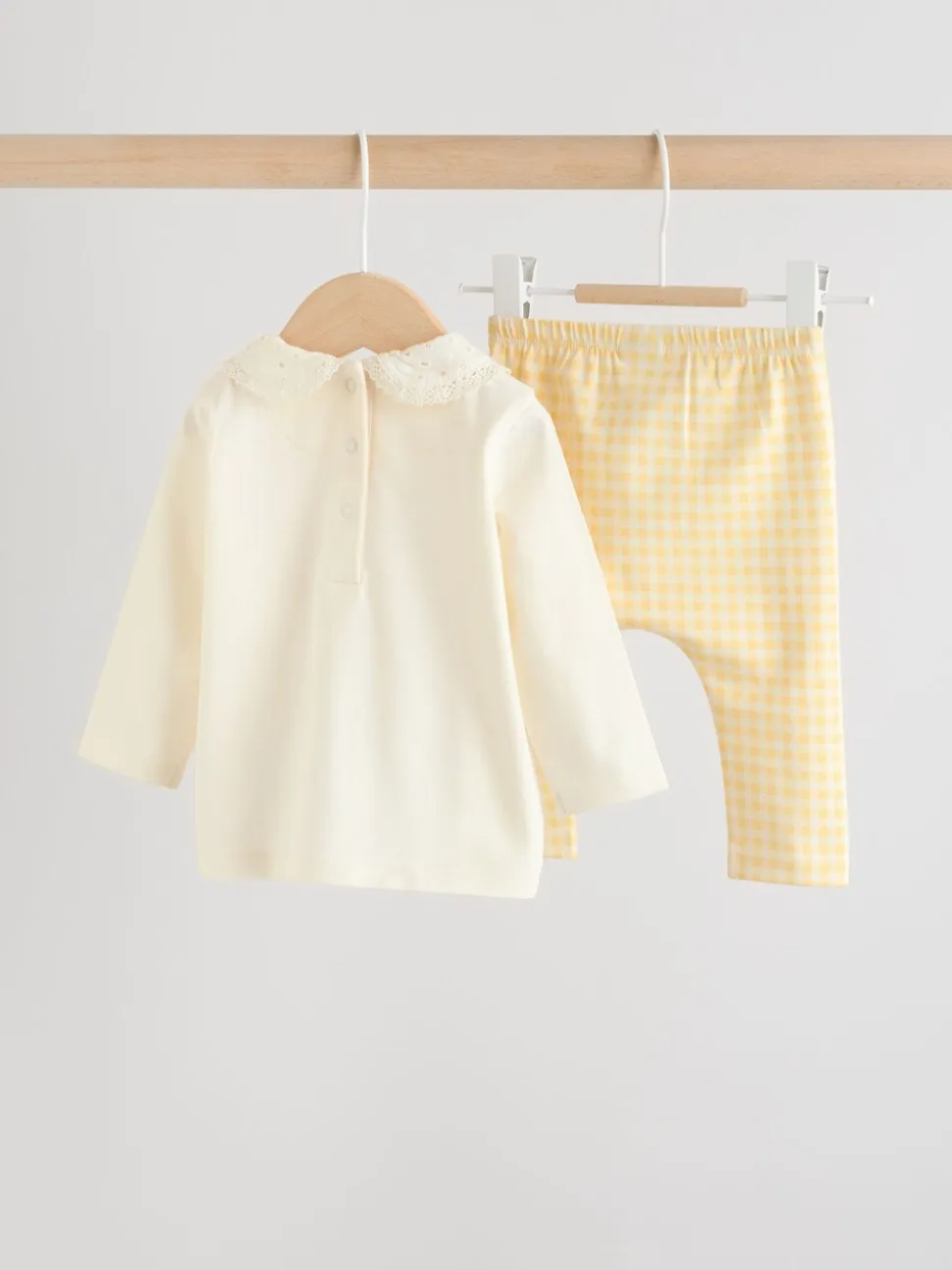 Ecru Fairy Mouse - Long Sleeve Top and Legging Baby 2 Piece Set (0mths-2yrs)
