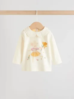 Ecru Fairy Mouse - Long Sleeve Top and Legging Baby 2 Piece Set (0mths-2yrs)