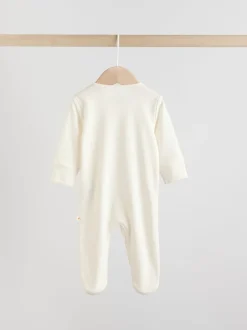 Ecru Fairy Mouse - Set van 3 babypyjama's (0-2jr)