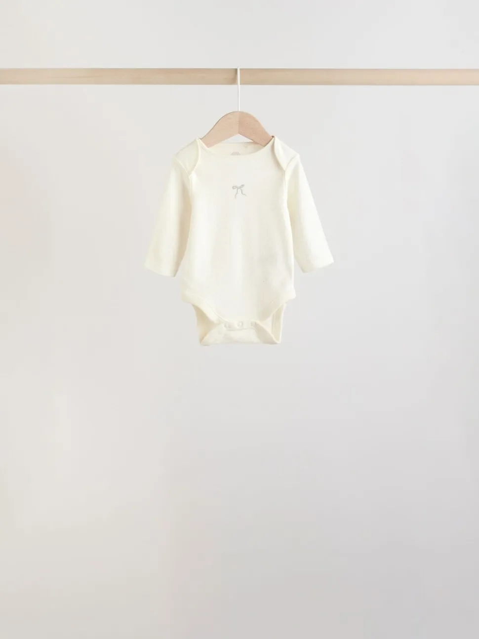 Ecru Fairy Mouse - Set van 5 babyrompertjes met lange mouwen