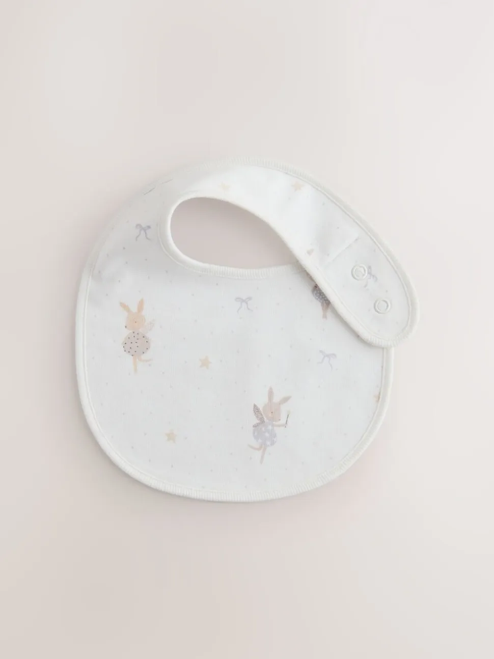 Ecru Fairy Mouse - Verpakking met 3 babyslabbetjes