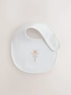 Ecru Fairy Mouse - Verpakking met 3 babyslabbetjes
