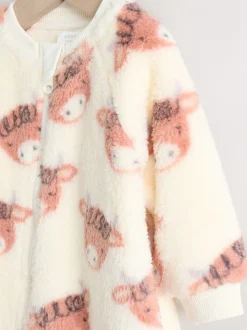 Ecru Hamish - Zware fleece babypyjama