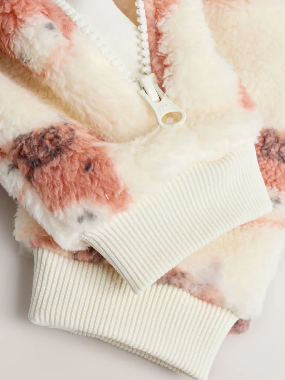 Ecru Hamish - Zware fleece babypyjama