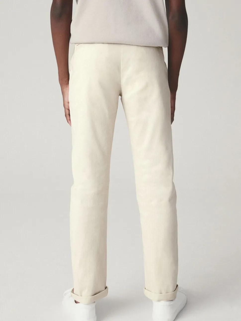 Ecru neutraal - Stretchy chino's (3-17jr)