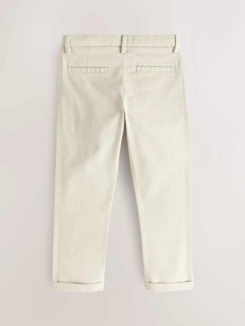 Ecru neutraal - Stretchy chino's (3-17jr)