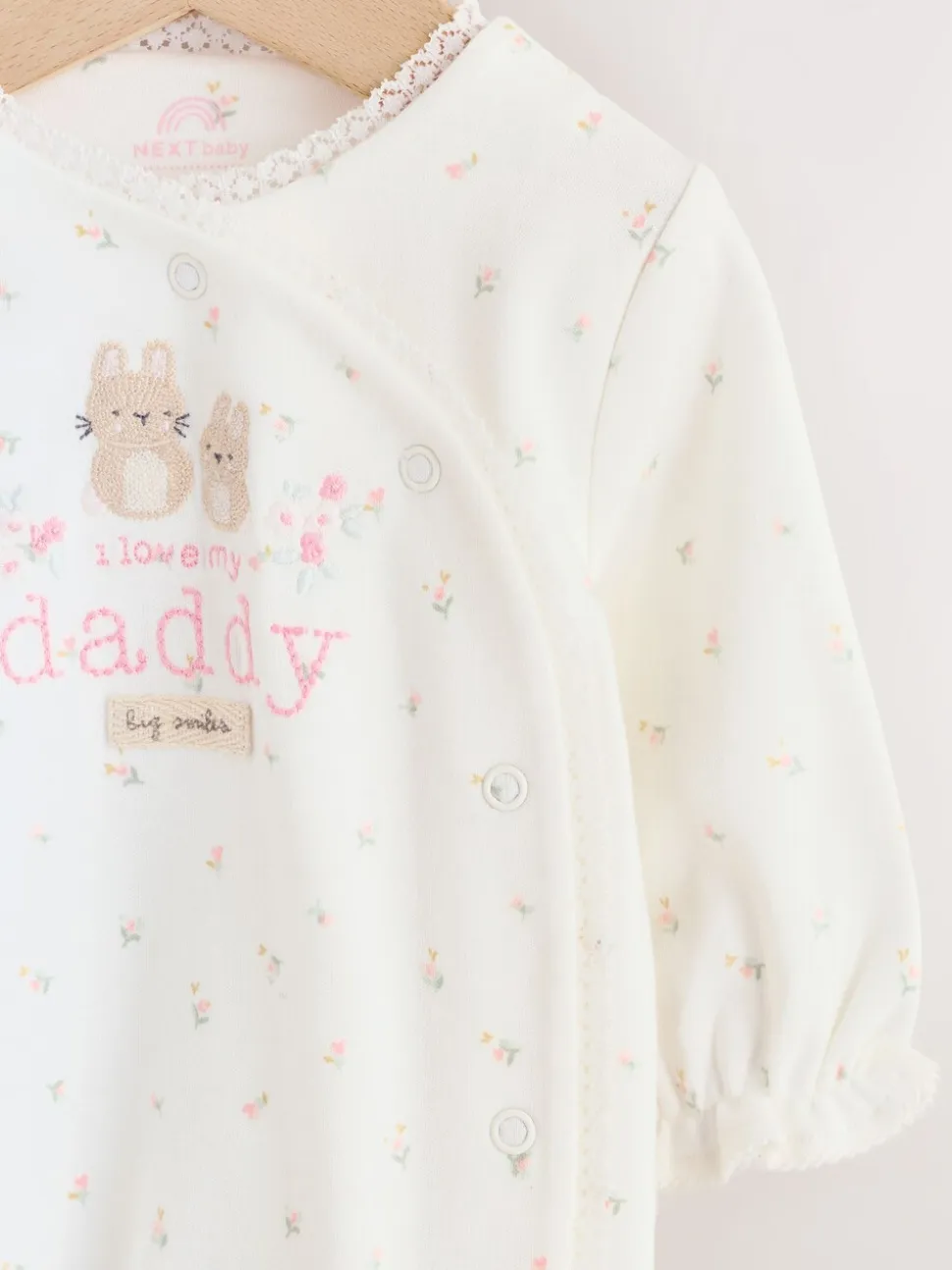 Ecru White Daddy - Gezinspyjama voor baby's (0-2jr)