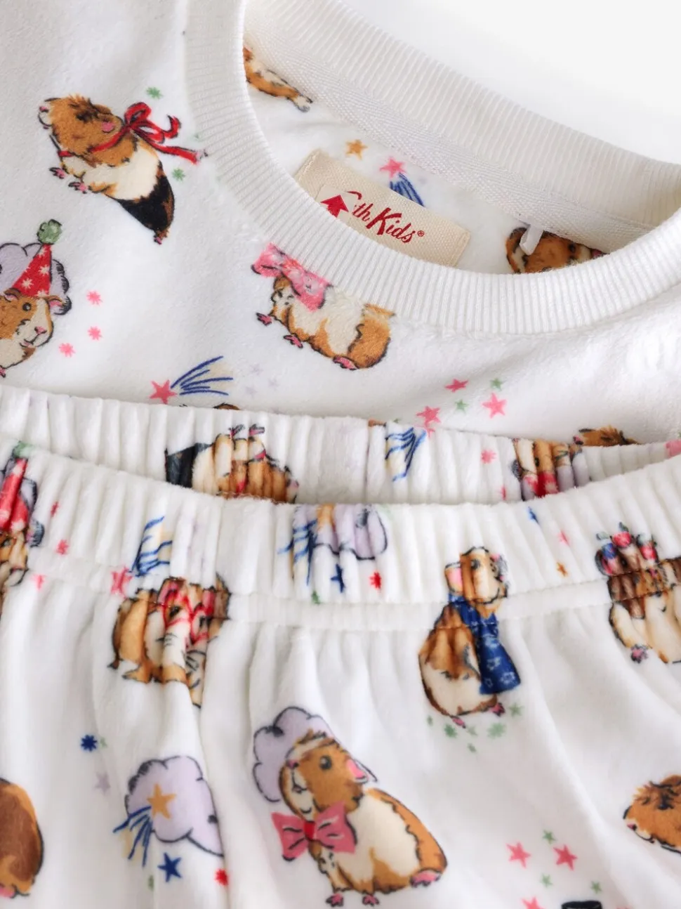 Ecru wit - Cath Kidston Cosy Fleece Pyjama's