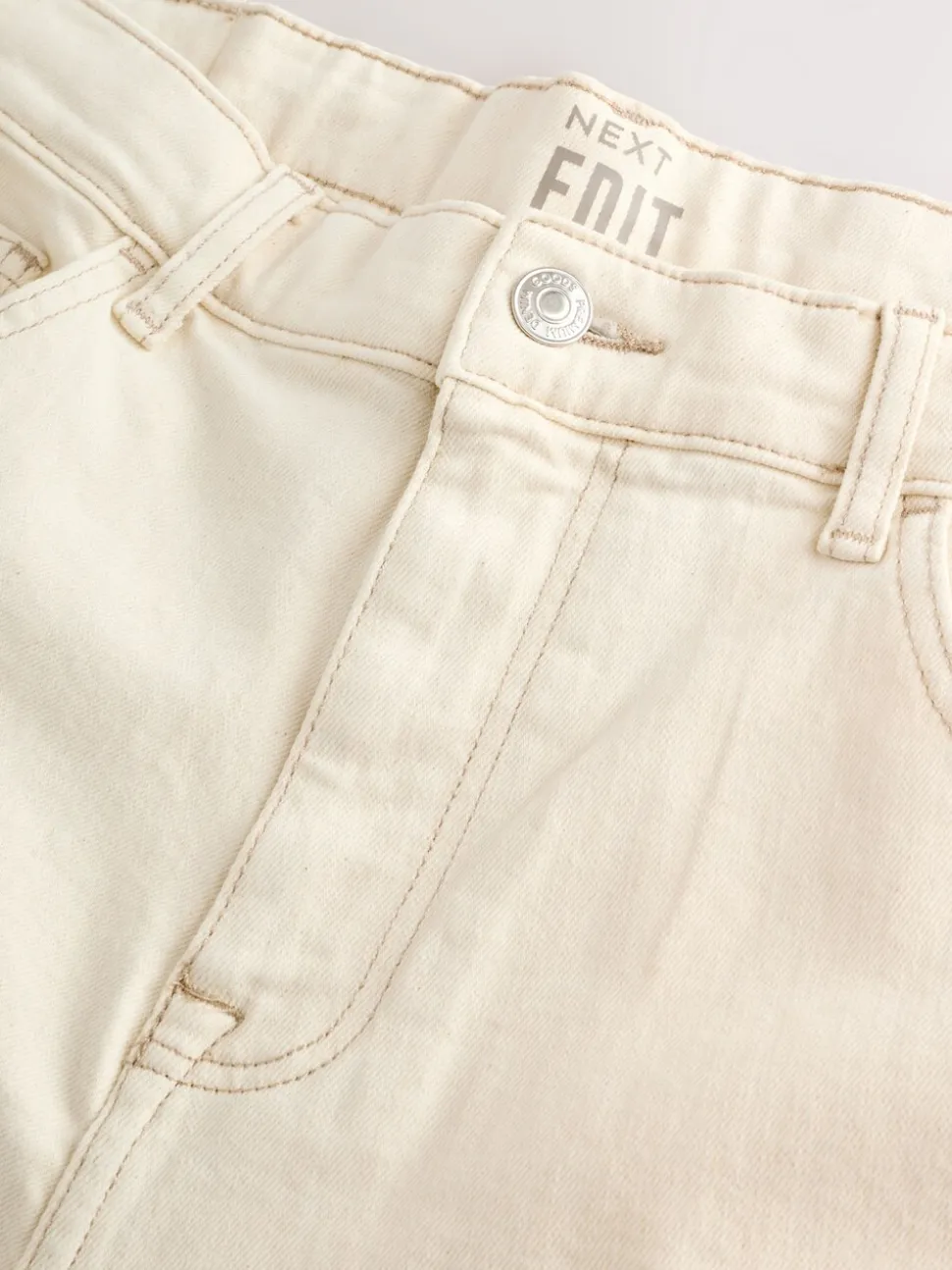 Ecru wit - EDIT Barrel Fit Jeans