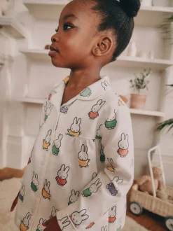 Ecru wit - Miffy-pyjama met knopen (9mnd-10jr)