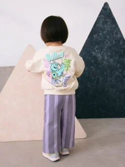 Ecru wit - Monsters, Inc Long Sleeve Top and Barrel Leg Trousers (3mths-7yrs)