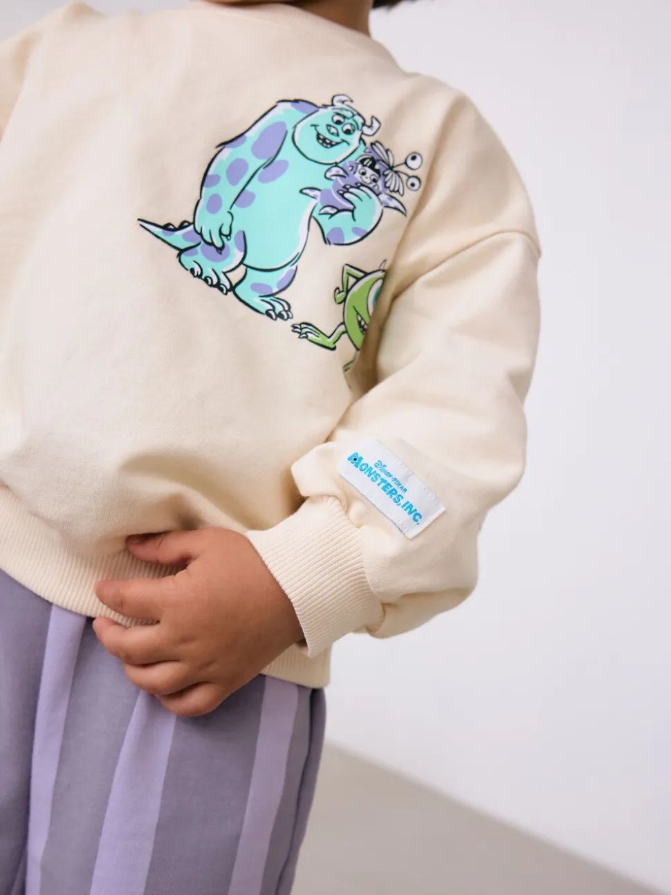 Ecru wit - Monsters, Inc Long Sleeve Top and Barrel Leg Trousers (3mths-7yrs)