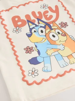 Ecru wit - Set met Bluey-top met lange mouwen en legging (3mnd-7jr)