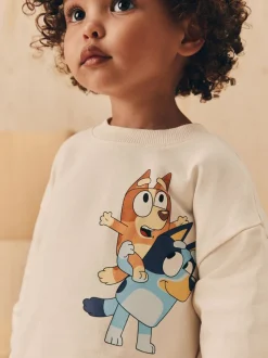 Ecru wit - Set met Bluey-top met lange mouwen en legging (3mnd-7jr)