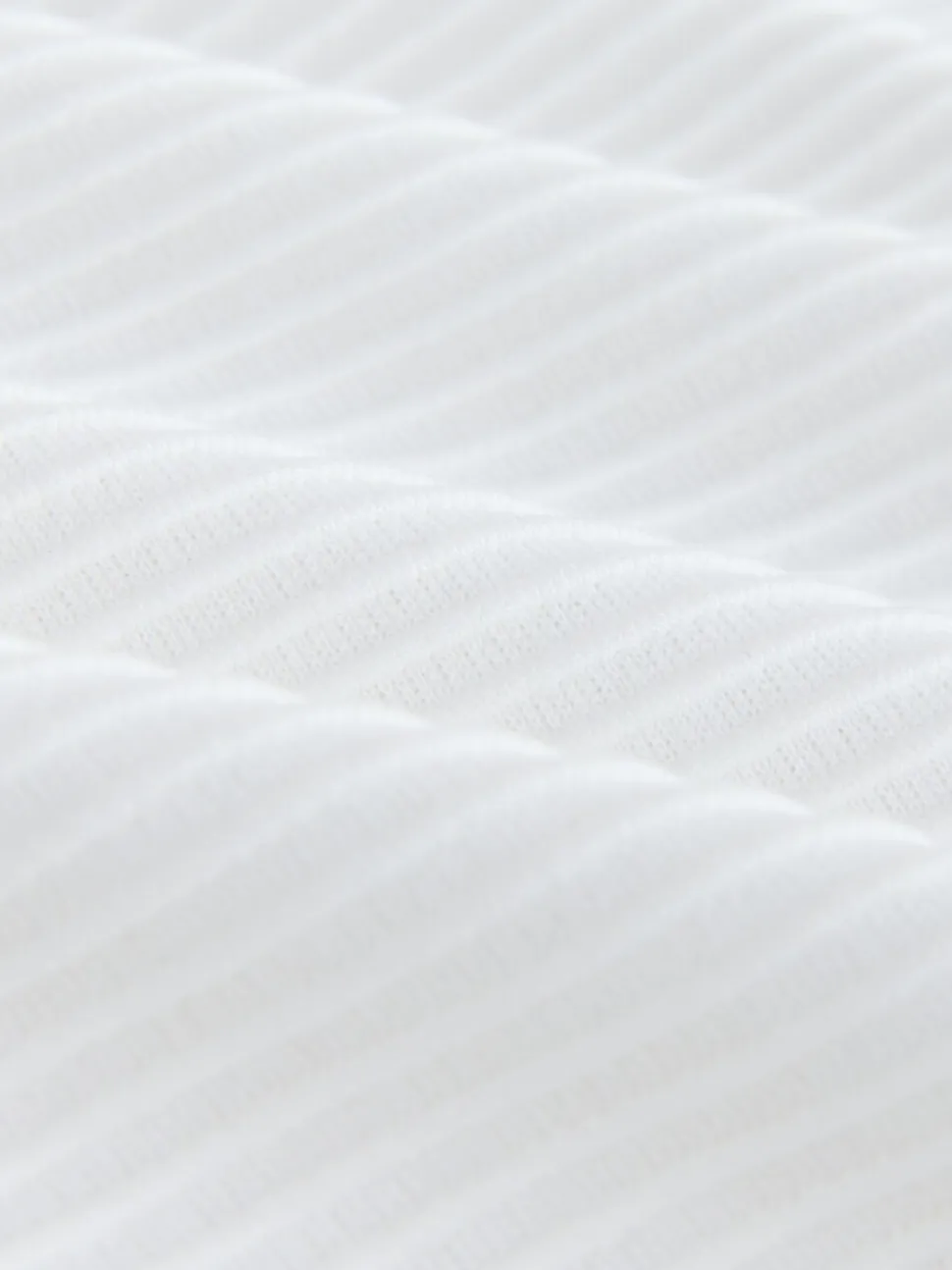 Ecru wit - Smart poloshirt met textuur en rits