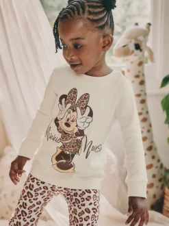 Ecru/bruin - Minnie Mouse knusse pyjama's verpakking van 2 (9mnd -12jr)
