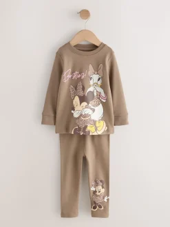 Ecru/bruin - Minnie Mouse knusse pyjama's verpakking van 2 (9mnd -12jr)