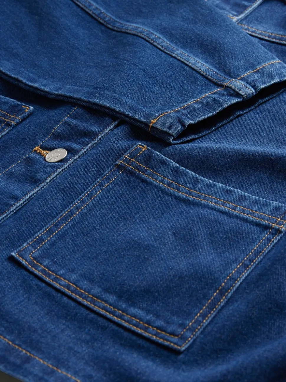 Ecru/middenblauw - The Set 2 Pack Denim Shackets van denim