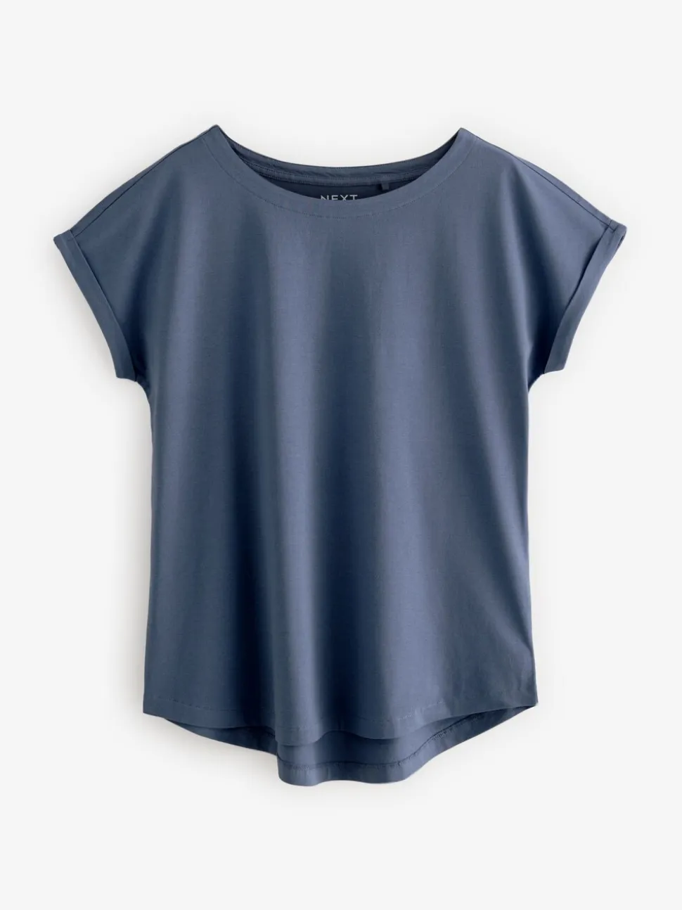 Ecru/Taupe/Bruin/Blauw/Geel - Set van 5 T-shirts met kapmouwtjes