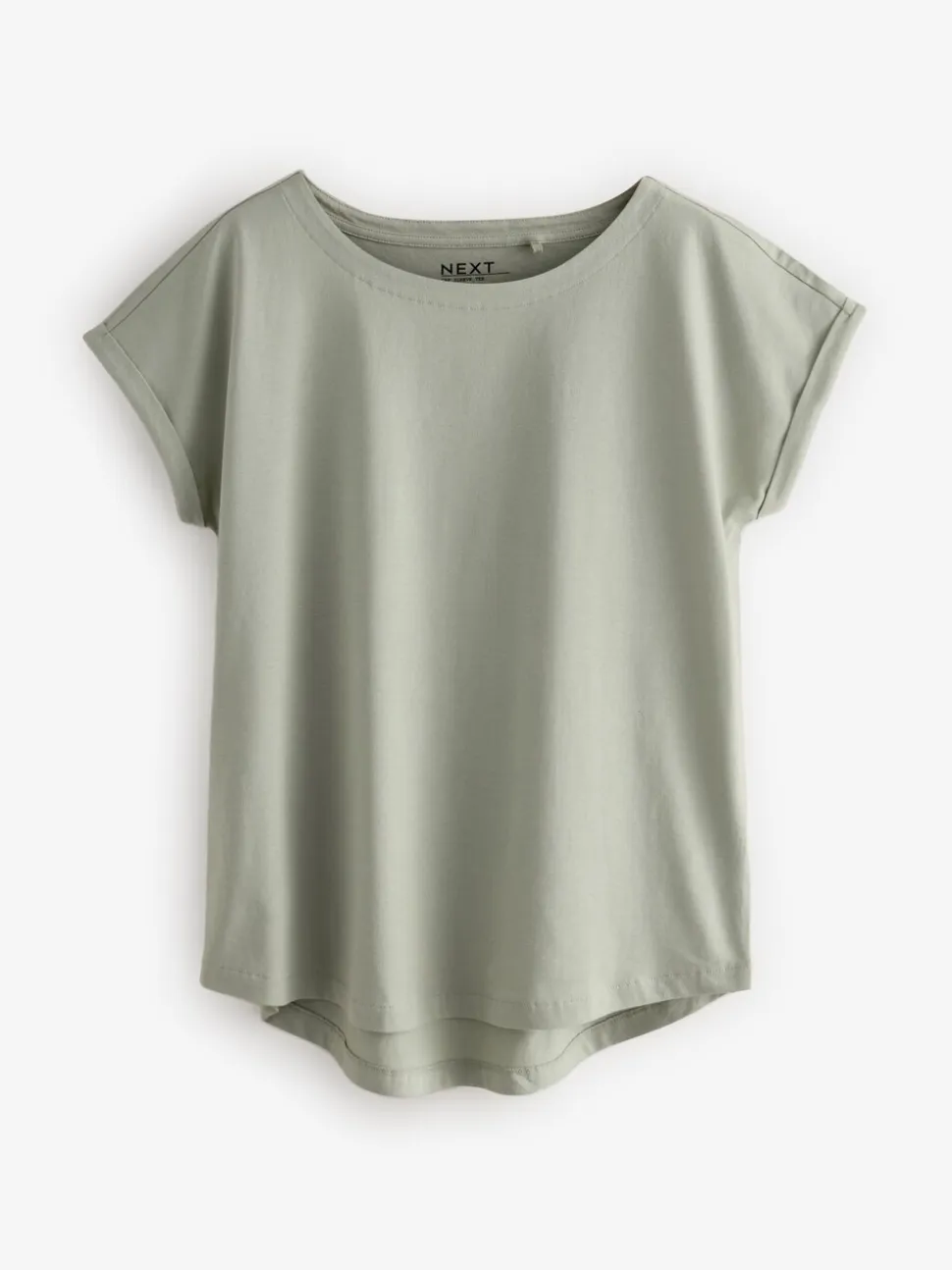 Ecru/Taupe/Bruin/Blauw/Geel - Set van 5 T-shirts met kapmouwtjes