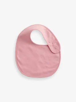 Effen roze - 5 Babyslabbetjes