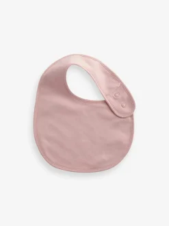 Effen roze - 5 Babyslabbetjes