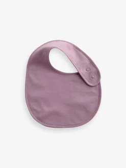 Effen roze - 5 Babyslabbetjes