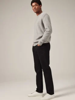 Effen zwart - Enkele - Slim fit klassieke stretchy jeans