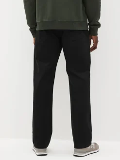Effen zwart - Klassieke stretchy Jeans met relaxed fit