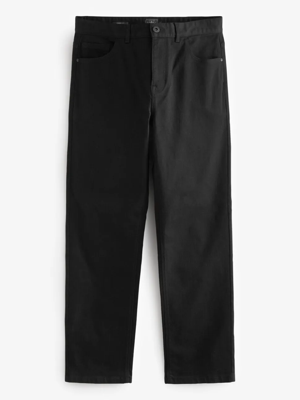 Effen zwart - Klassieke stretchy Jeans met relaxed fit