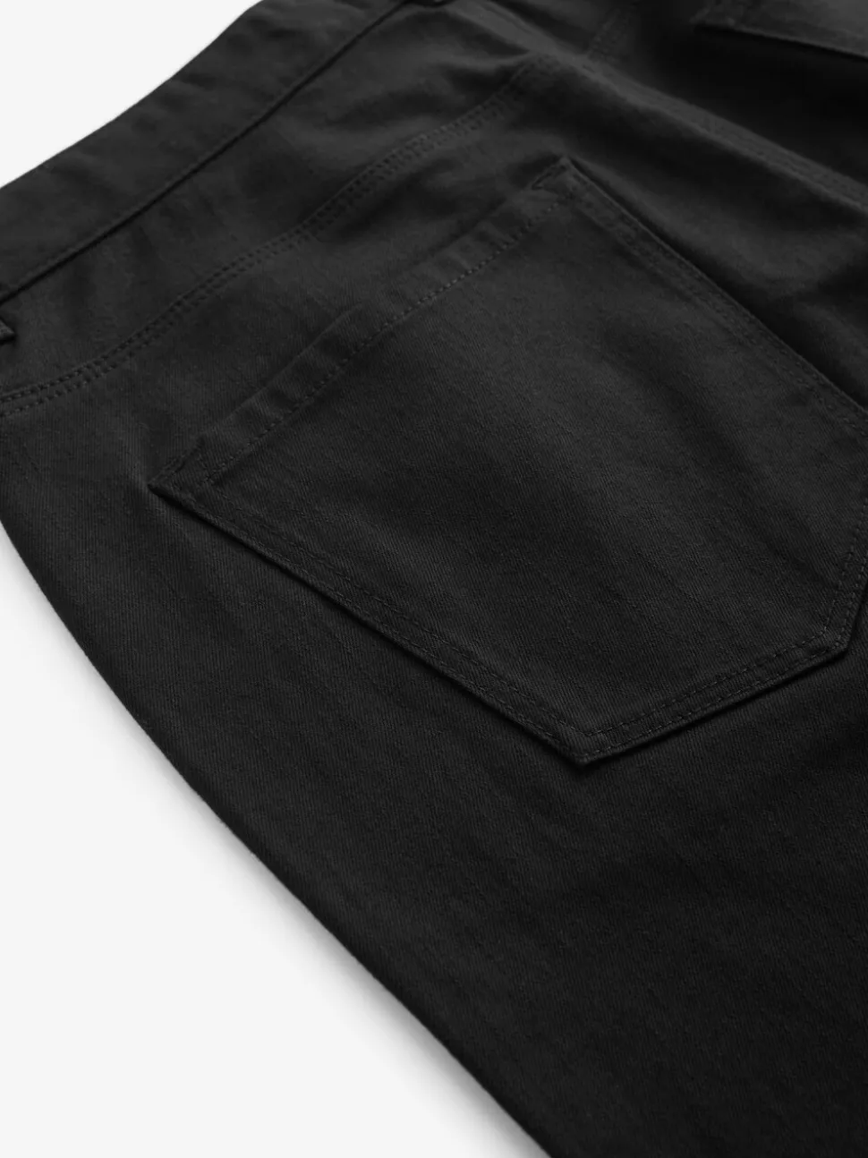 Effen zwart - Klassieke stretchy Jeans met relaxed fit