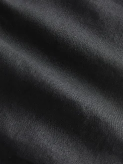 Effen zwart - Klassieke stretchjeans met standaard taps toelopende pasvorm