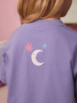 Eleanor Bowmer Blue Moon Child 100% katoenen T-shirt