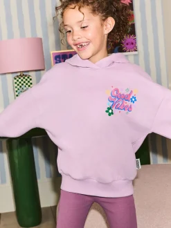 Eleanor Bowmer Lilac Purple Graphic Hoodie