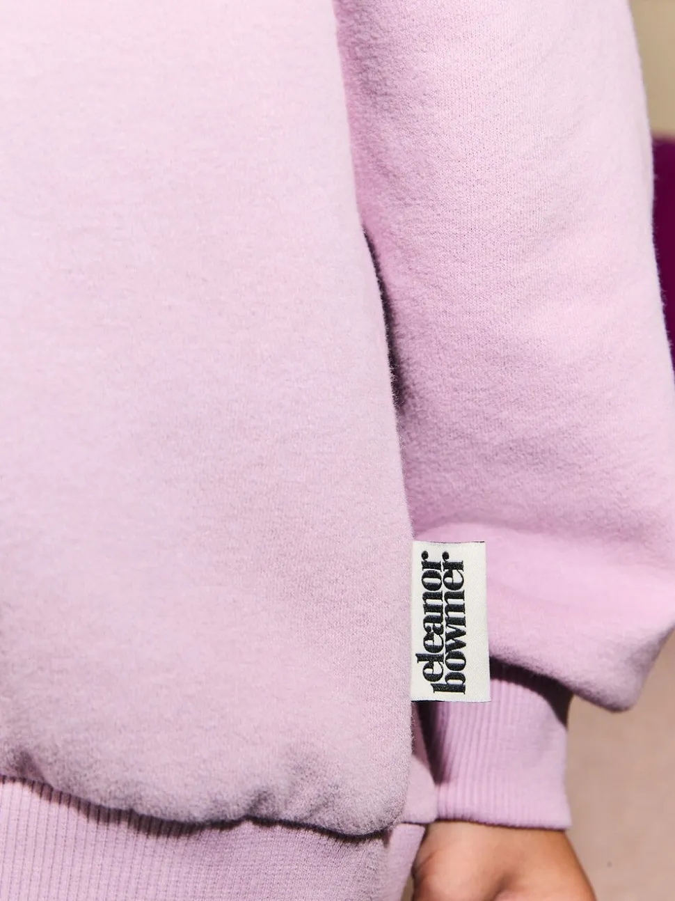 Eleanor Bowmer Lilac Purple Graphic Hoodie
