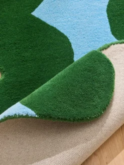 Eleanor Bowmer Wavey Stripe Wool Tufted Runner